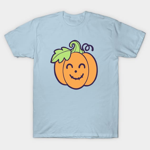 Happy Pumpkin T-Shirt by Alexandra Franzese